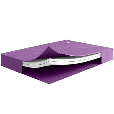 The Bedroom Store Semi-Waveless 60%, Hardside Water Bed Mattress, Contains Two Wave Reducing Fiber Layers, Bladder Corners are Reinforced, 18ml Smooth Vinyl (California King)