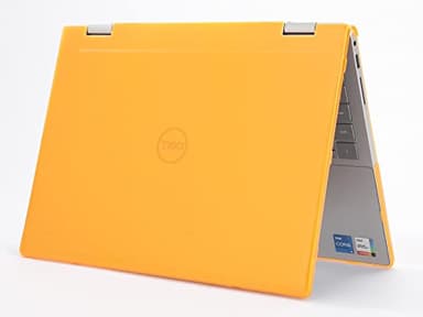 mCover Case ONLY Compatible with 2022～2023 14" Dell Inspiron 7420/7425 2-in-1 Windows Notebook Computer (NOT Fitting Any Other Dell Models) - Orange