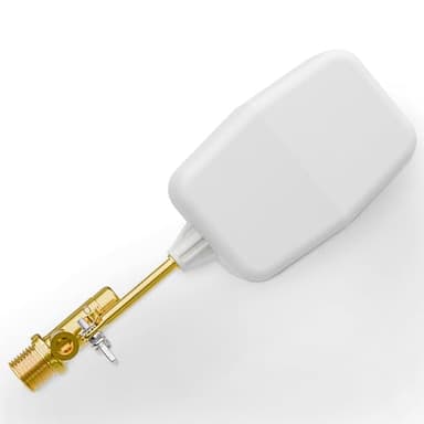 3/8" Water Float Valve – Heavy-Duty 125 PSI Water Level Controller - Easy Wingnut Adjustment Float Valve – Adjustable Flow (2.25 GPM) for In-Ground Pools & Auto-Fill Systems