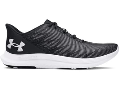 Under Armour Men's Charged Speed Swift, (001) Black/White/White, 11, US