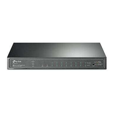TP-Link TL-SG2210P V3 | Jetstream 8 Port Gigabit Smart Managed PoE Switch | 8 PoE+ Ports @61W, 2 SFP Slots | Omada SDN Integrated | PoE Recovery | IPv6 | Static Routing | Limited Lifetime Protection