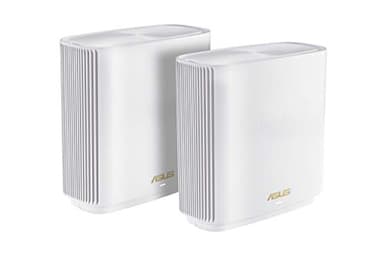 ASUS ZenWiFi Whole-Home Tri-band Mesh WiFi 6E System (ET9 2PK), Coverage up to 5,500 sq.ft, 7800Mbps, new 6GHz band, AiMesh, Lifetime Free Internet Security, Parental Control, EasySetup, Instant Guard