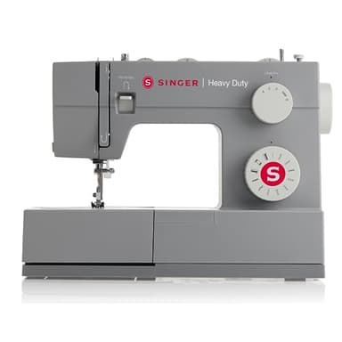 SINGER Heavy Duty 4411 High Speed Sewing Machine with Accessory Kit | Strong Motor with Enhanced Piercing Power, 69 Stitch Applications, Full Metal Frame, 4-Step Buttonhole & LED Light, Grey