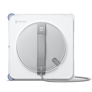 ECOVACS WINBOT W2S Window Cleaning Robot, Intelligent Edge-to-Edge Cleaning with TruEdge Scrubbers, 3 Water Nozzles, 10-Level Safety System, Win-SLAM 4.0 Route Planning, Even Climbing System