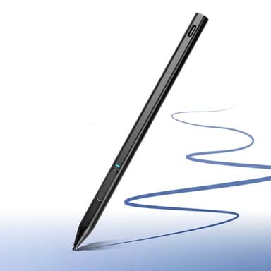 EVACH Rechargeable MPP 2.0 Tilt Pen for HP 2-in-1 Touchscreen Laptops,Genuine Digital Stylus Pen for HP Envy X360/Pavilion X360/Spectre X360 with 4096 Pressure Sensitivity and Palm Rejection,Black