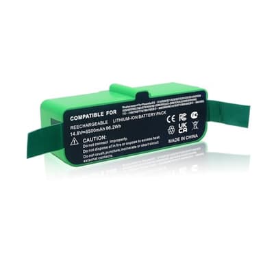 Upgraded 6500mAh 14.4V Battery Compatible for iRobot Roomba 500 600 700 800 900 Series Robot Vacuum Battery Roomba 960 980 981 805 860 870 890 700 710 760 790 610 620 650 671 690 500 530 550 580