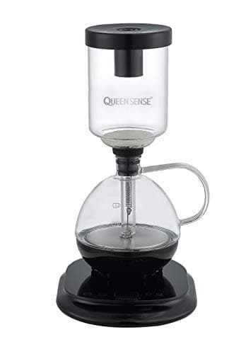 [Factory Store] QUEEN SENSE Patented Siphon/Syphon Coffee Maker Electric Vacuum Coffee Pot CM0601 (Siphon Coffee Maker)