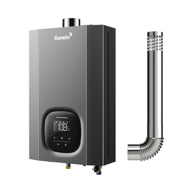 Ranein Propane Gas Tankless Water Heater, Indoor Max 4.3 GPM, 100,000 BTU Instant Hot Water Heater