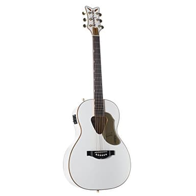 Gretsch G5021WPE Penguin Parlor Acoustic Electric Jumbo Non-Cutaway White w/Fishman Pickup System