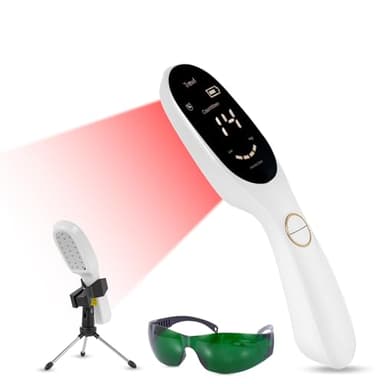 Cold Laser Therapy Device – Low Level Laser Therapy (LLLT) Wand 3x808nm + 18x650nm, Handheld Red & Infrared Light Therapy for Humans & Pets – Red Light Therapy for Dogs & Cats, Joint & Muscle Relief