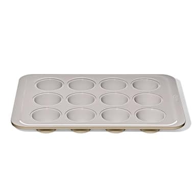 OXO Good Grips Non-Stick Pro Ceramic Coated Metal Bakeware 12 Cup Muffin Pan – Biscuit