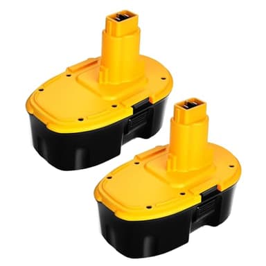SupeRakita 18V Replacement Battery for DeWALT: 18 Volt 5.0Ah XRP DC9096 Ni-Mh Batteries Compatible with DC9098 DC9099 DW9095 DW9096 DW9098 Cordless Power Tools 2 Packs