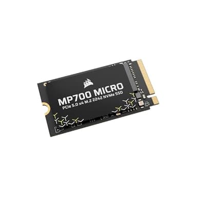 Corsair MP700 Micro 4TB PCIe 5.0 NVMe M.2 2242 SSD – Up to 9,400 MB/s Read, 8,100 MB/s Write – Gen5 Speed for Laptops & Mini PCs – Black