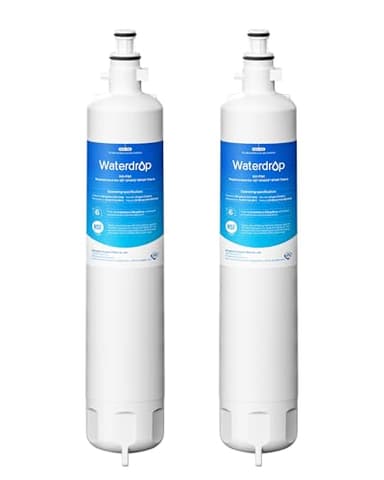 Waterdrop Replacement for GE® RPWFE®, RPWF (Built-in CHIP) Refrigerator Water Filter, Compatible with GFE28GYNFS, GFE28GELDS, PFE28KELDS, PFE28KYNFS, GFD28GELDS, PWE23KELDS, 2 Filters
