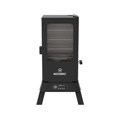 Masterbuilt®710 WiFi Digital Smoker, Vertical Design, 711 Cooking Sq. Inches, 4 Chrome Coated Smoking Racks, Wood Chip Loader, Electric Fuel Source to Plug in and Start Cooking, Black Model MB20070924