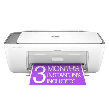 HP DeskJet 2855e Wireless All-in-One Color Inkjet Printer, Scanner, Copier, Best-for-home, 3 month Instant Ink trial included. This printer is only 2.4 ghz capable. AI-enabled (588S5A)