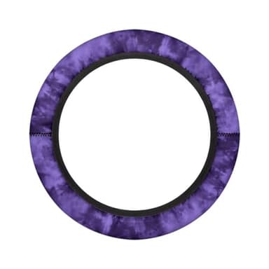 FUIALDOLG Purple Golf Cart Steering Wheel Cover Steering Wheel Protector Anti Slip Stretchable Universal Car Accessory Comfortable Grip for Men/Women