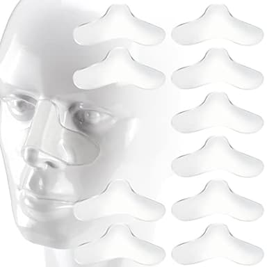 10 Pack Universal Nose Pads for CP-AP Ma-sk - Nasal Gel Pads Avoiding Air Leaks,Red Mark Irritation and Soreness,Can Be Trimmed by TOMOON