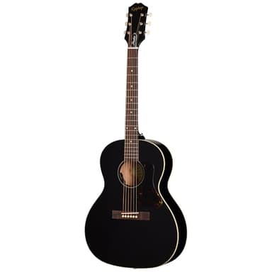 Epiphone Blues King Studio Parlor Acoustic Electric, Ebony with Bag