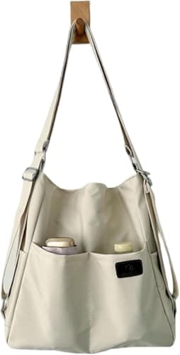 Shaelyka Women's Convertible Backpack Purse - Water-Resistant Nylon Travel Bag - Large Capacity 3-Way Shoulder Tote & Daypack