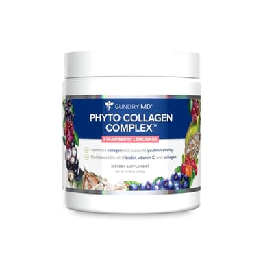Gundry MD Phyto Collagen Complex, Strength Supporting Multivitamin Powder Supplement with Vitamin C, Amino Acids, and Polyphenols - Strawberry Lemonade (1)