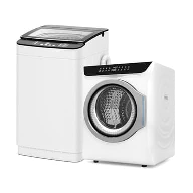 Auertech Portable Washer and Dryer Combo Set, 2.8 CU. FT. Portable Clothes Dryers with Boot Dryer, 28 lbs Fully Automatic Washing Machine, Compact Washer and Dryer for Apartment, RV, Dorm