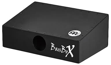 Meinl Percussion BASSBOX Acoustic Cajon Stomp Box with L-Shaped Beater, Black (VIDEO)