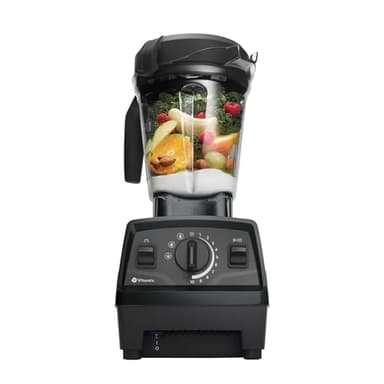 Vitamix Explorian with Programs, Three Blending Programs, Professional-Grade Blender for Smoothies and More, Self-Cleaning Kitchen Appliance, 64 Oz Container, Black (Renewed Premium)