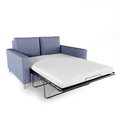 Rinkai-S 4.7 Inch Memory Foam Mattress Replacement with Washable Cover for Sleeper Sofa and Couch Beds, Queen Size, CertiPUR-US Certified (Sofa Not Included)