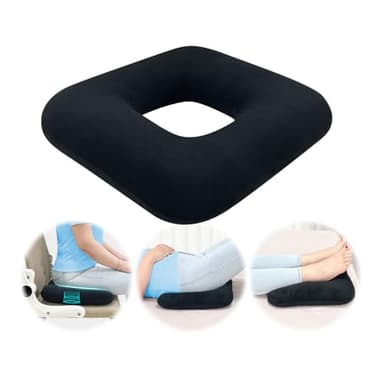 AOSSA Bed Sore Cushions for Butt Positioning Pillow, Pressure Ulcer Cushion, Donut Pressure Relief Pillow for Sleeping Position Wedge After Surgery Turning Back Body Leg Support Medical Seat Cushion