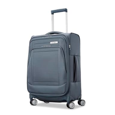 Samsonite UpLIFT Lightweight Softside Carry-On Luggage with Spinner Wheels - Expandable - Airline-Approved, Polyester Soft Suitcase for Ultra Light Travel - Elemental Blue