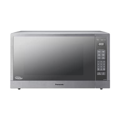 Panasonic Microwave Oven, Stainless Steel Countertop/Built-In Cyclonic Wave with Inverter Technology and Genius Sensor, 2.2 Cu. Ft, 1250W, NN-SN97JS (Silver)