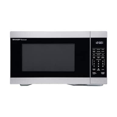 SHARP Countertop Microwave Oven with Removable 12.4" Carousel Turntable, 1000 Watt, 1.1 Cubic Feet, Stainless Steel