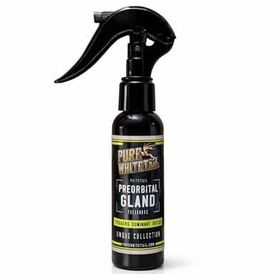 Pure Whitetail Preorbital Gland Scent | Deer Forehead Gland Scent | Natural Deer Scent | Mock Scrape Scent | Makes a Licking Stick for Deer | 2 oz Bottle