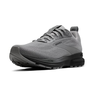 Brooks Men’s Trace 4 Neutral Running Shoe - Grey/Black/Ebony - 11 Medium
