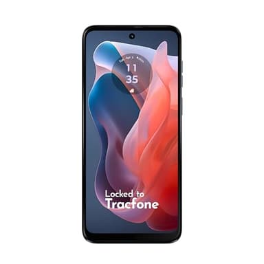 Tracfone | Motorola Moto g Play 2024 | Locked | 64GB | 5000mAh Battery | 50MP Quad Pixel Camera | 6.5-in. HD+ 90Hz Display | Sapphire Blue