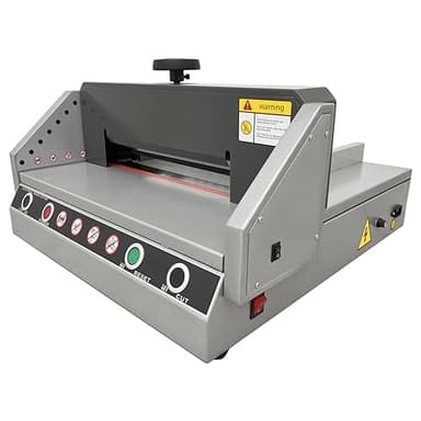 WYDDDARY A4 13″ Desktop Electric Paper Cutter with Infrared Photo Electric Protection Paper Stack Guillotine Trimmer for Office, School 110V 120W