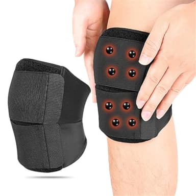 Price Xes Knee Brace for Women & Men, Adjustable Knee Brace with Built-in 20 Magnets, Magnetic Therapy Knee Compression Sleeve for Arthritis Pain Relief, Injury Recovery, Workout, 1 Pcs, Black