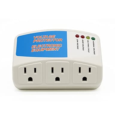 BSEED Surge Protector Power Strip for Home Appliance, 3 Outlet Power Surge Protector, Voltage Protector Brownout Surge Refrigerator 1875W, 120V, 15A, 1 Pack
