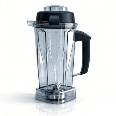 Blender Pitcher 64oz Replacement Container Compatible with Vitamix 5200, 5300, 6300, 7500, E310, VM0197, VM0101, VM0100, VM0103 Classic & Explorian Series 5-Year Warranty