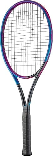 HEAD Radical MP Palm Tree Crew Tennis Racquet - Strung Mid Tension with Velocity 16 Gauge - 4 1/4