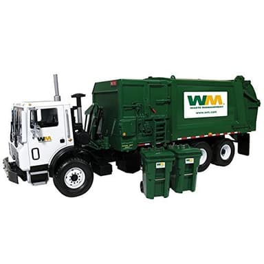 Mack TerraPro Waste Management Garbage Truck with Heil Side Load Refuse with Bin die cast model by First Gear 10-4004