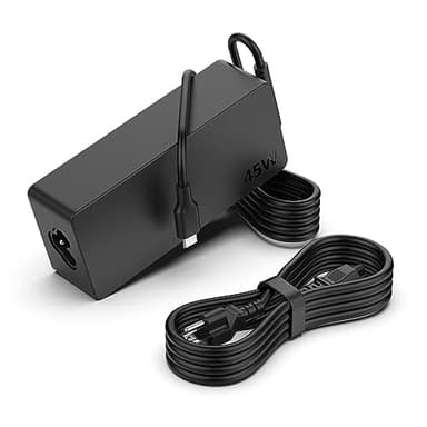 VUOHOEG 45W USB C Laptop Charger Compatible with Chromebook USB-C Models from ASUS Acer HP Lenovo Dell Type C PD Adapter for Chromebook x360 Flip Spin C434 C536 314 315 Duet 3 5i 13 14 15
