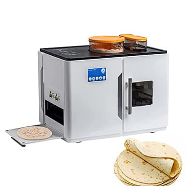 DUANWUS Automatic Roti Makering, Electric Chapati Tortilla Pancake Flatbreads Pita Making Machine, One Key to Make 20 Pcs/One Time for Flour Tortilla
