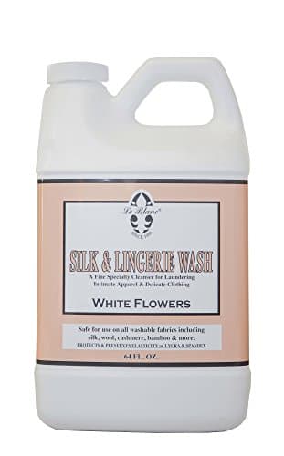 Le Blanc® White Flowers Silk & Lingerie Wash – Luxury Laundry Cleanser for Delicates- 64 oz. (1 pack)