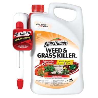 Spectracide Weed And Grass Killer 1.33 Gallons, With AccuShot Continuous Power Sprayer