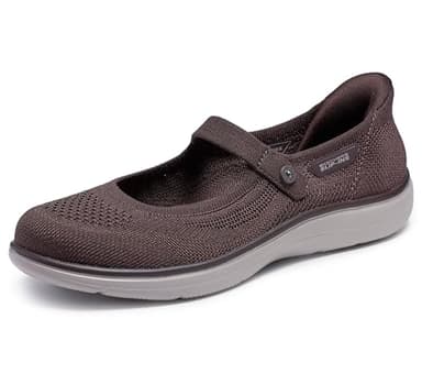 Skechers Women's Hands Free Slip-ins On-The-Go Flex Radiant - Estel, Chocolate, 8.5