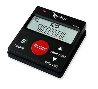 Enf510 Call Blocker for Landline Phones/Answering Machine/Home Cordless Phones, Works with All Analog Telephones, Block unwanted Calls