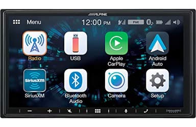 Alpine iLX-W650 7" Double DIN Touchscreen Digital Multimedia Receiver with Bluetooth, Apple CarPlay and Android Auto