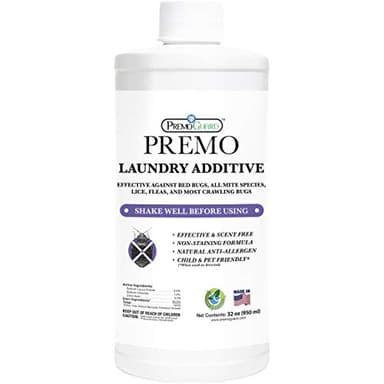 Premo Guard Bed Bug & Mite Laundry Detergent Additive 32 oz – Child & Pet Friendly – Stain & Odor Free – Best Natural Non-Toxin Treatment